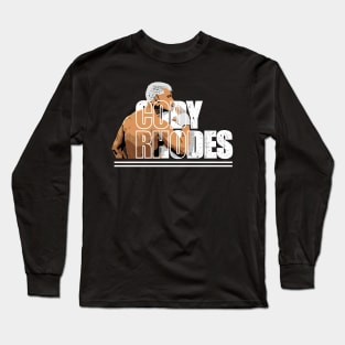 cody rhodes comic illustration style Long Sleeve T-Shirt